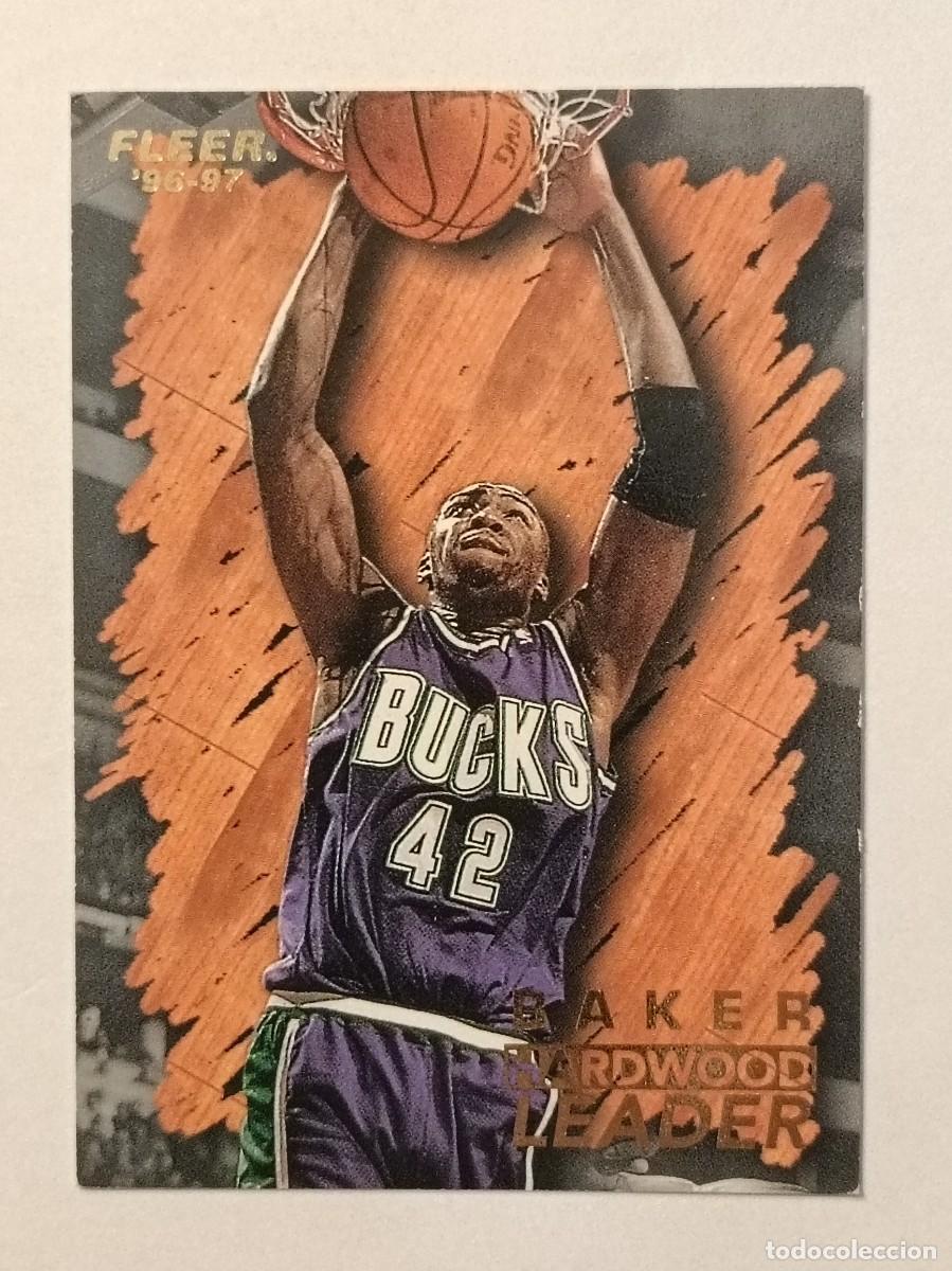 Coleccionismo deportivo: #134 VIN BAKER (MILWAUKEE BUCKS) CARDS NBA 96/97 FLEER
