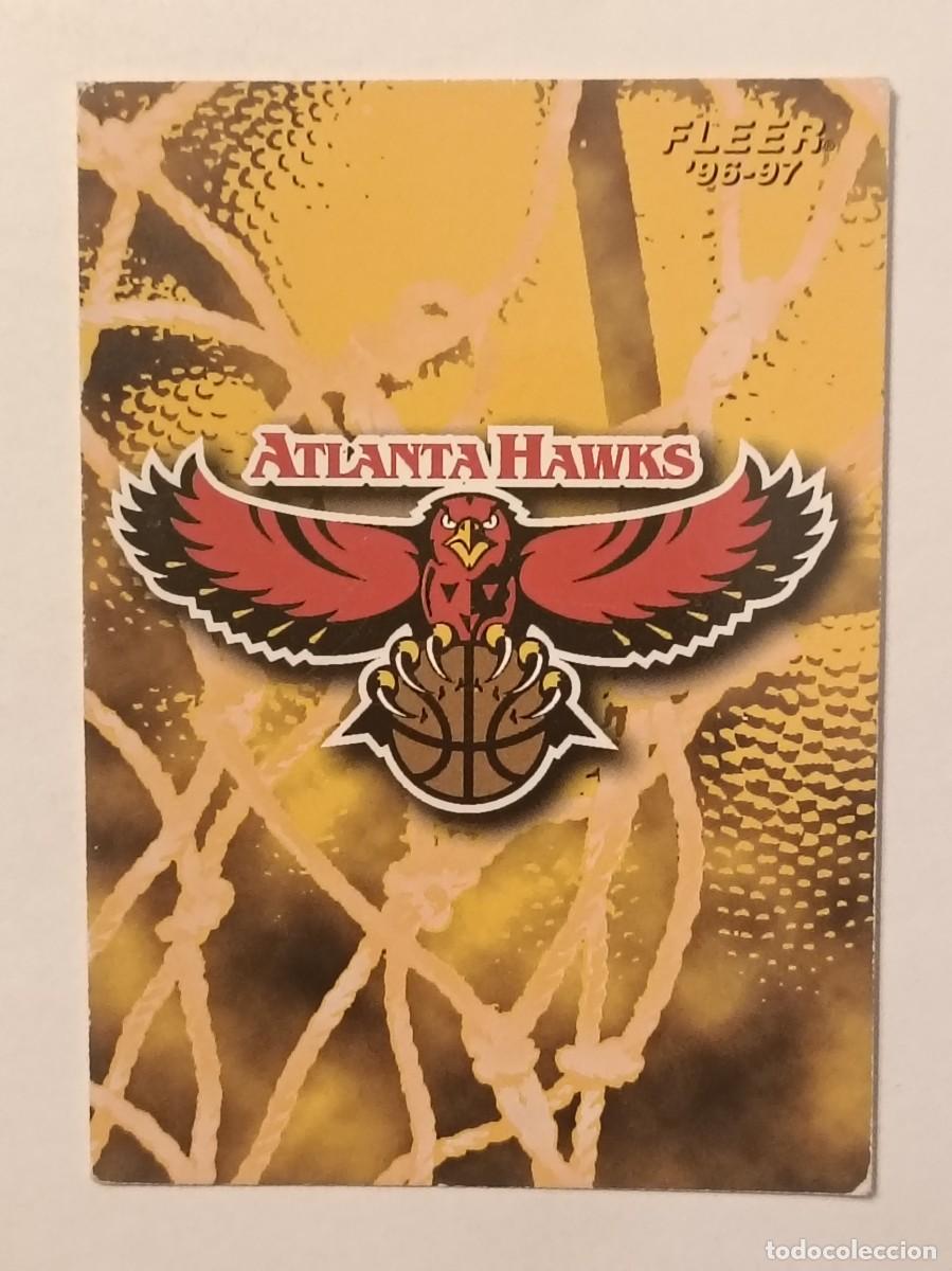 Coleccionismo deportivo: #151 ESCUDO (ATLANTA HAWKS) CARDS NBA 96/97 FLEER