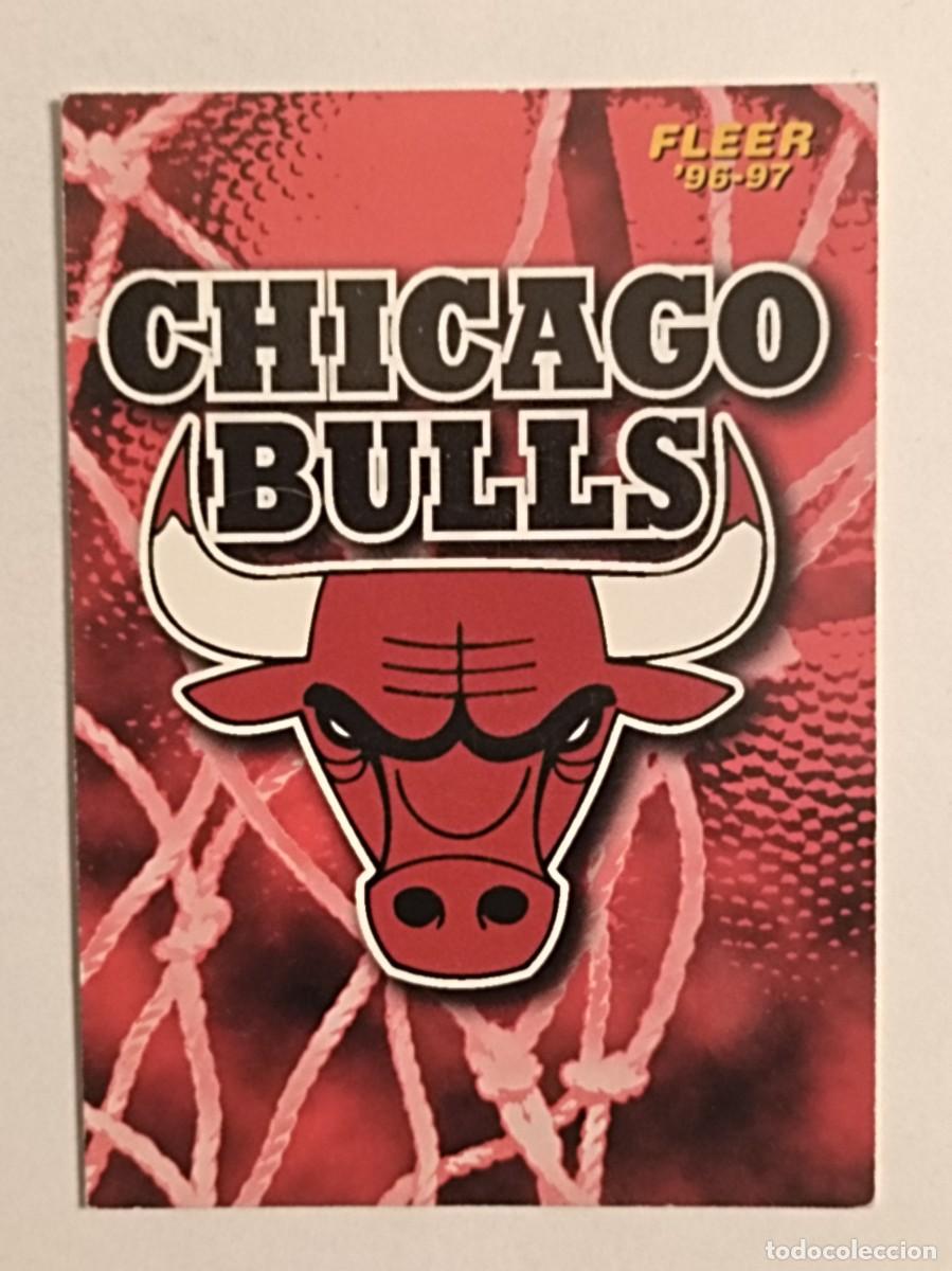 Coleccionismo deportivo: #154 ESCUDO (CHICAGO BULLS) CARDS NBA 96/97 FLEER