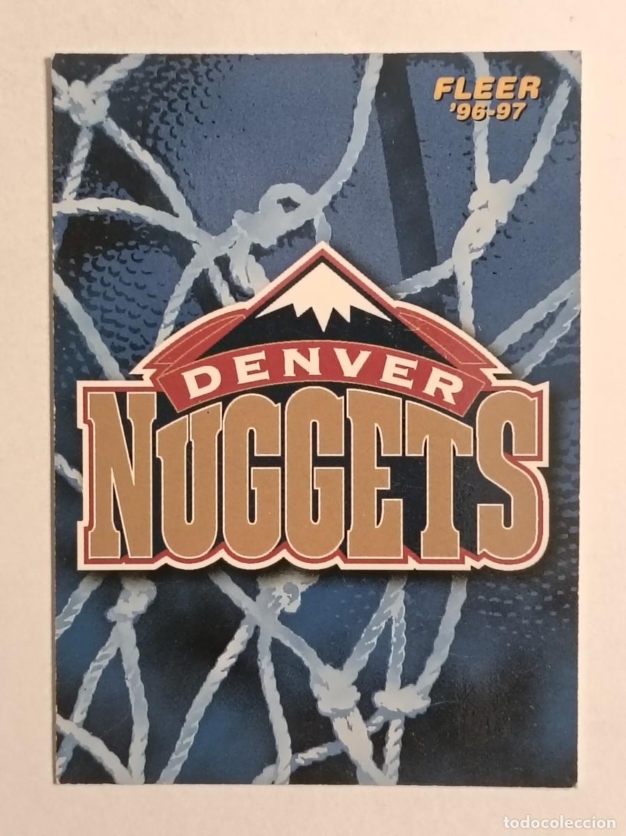 Coleccionismo deportivo: #157 ESCUDO (DENVER NUGGETS) CARDS NBA 96/97 FLEER