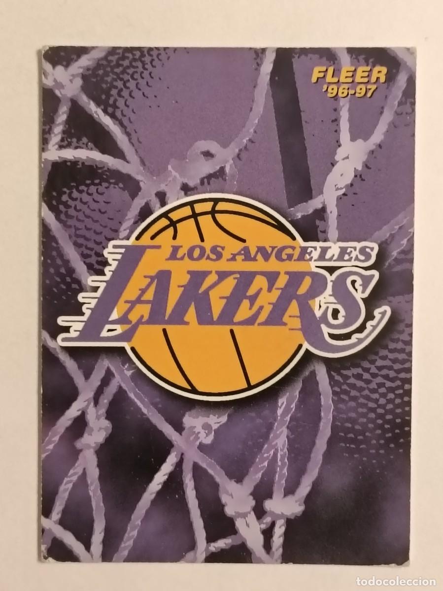 Coleccionismo deportivo: #163 ESCUDO (LOS ANGELES LAKERS) CARDS NBA 96/97 FLEER