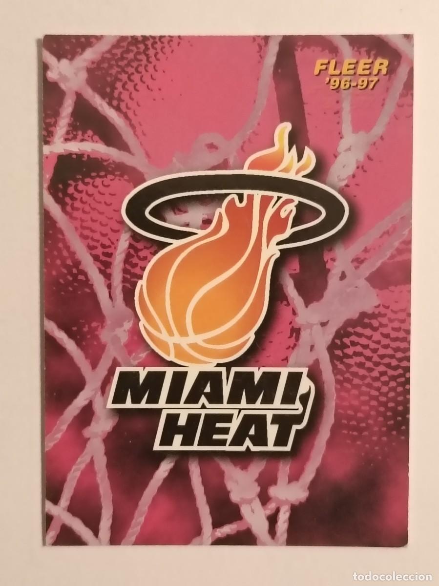 Coleccionismo deportivo: #164 ESCUDO (MIAMI HEAT) CARDS NBA 96/97 FLEER