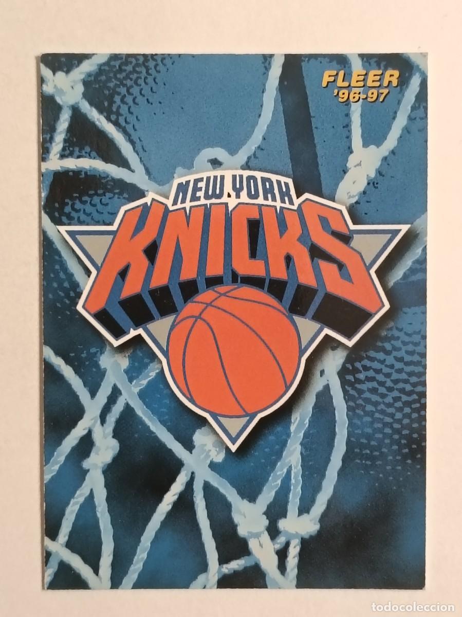 Coleccionismo deportivo: #168 ESCUDO (NEW YORK KNICKS) CARDS NBA 96/97 FLEER