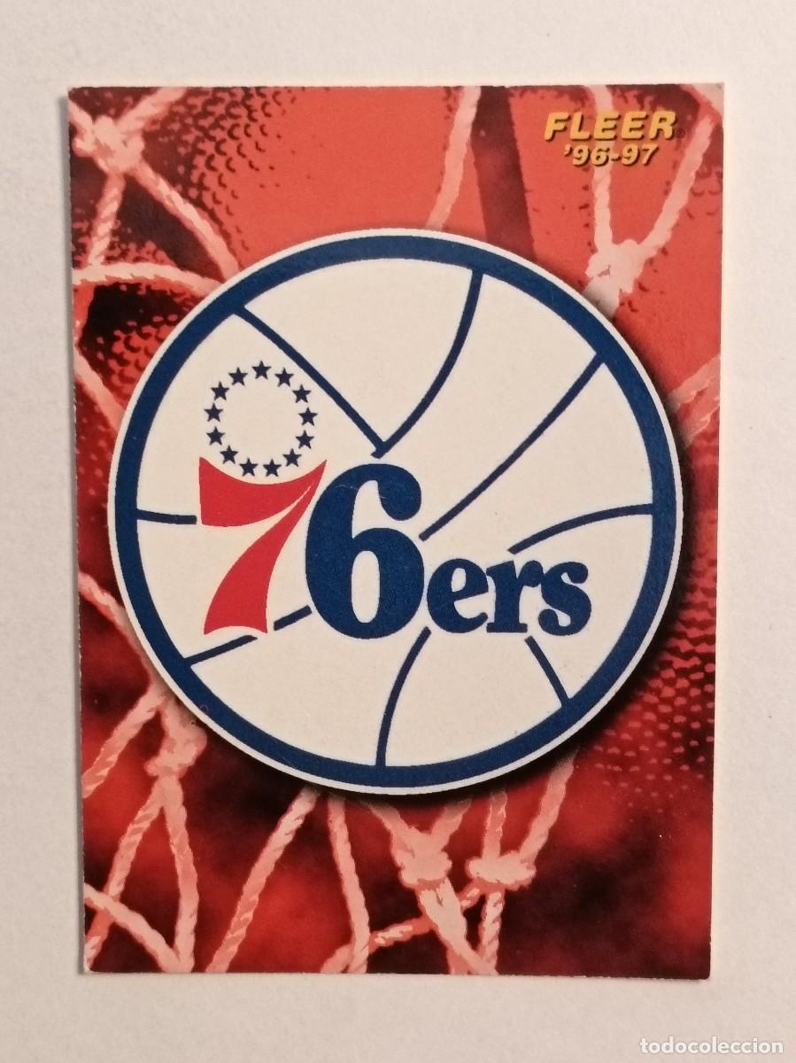 Coleccionismo deportivo: #170 ESCUDO (PHILADELPHIA 76ERS) CARDS NBA 96/97 FLEER