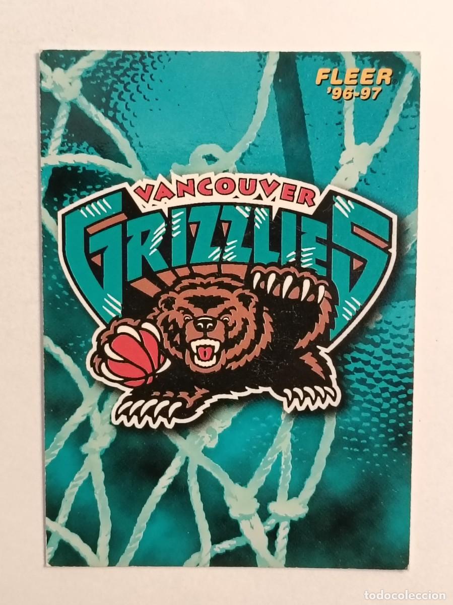 Coleccionismo deportivo: #178 ESCUDO (VANCOUVER GRIZZLIES) CARDS NBA 96/97 FLEER