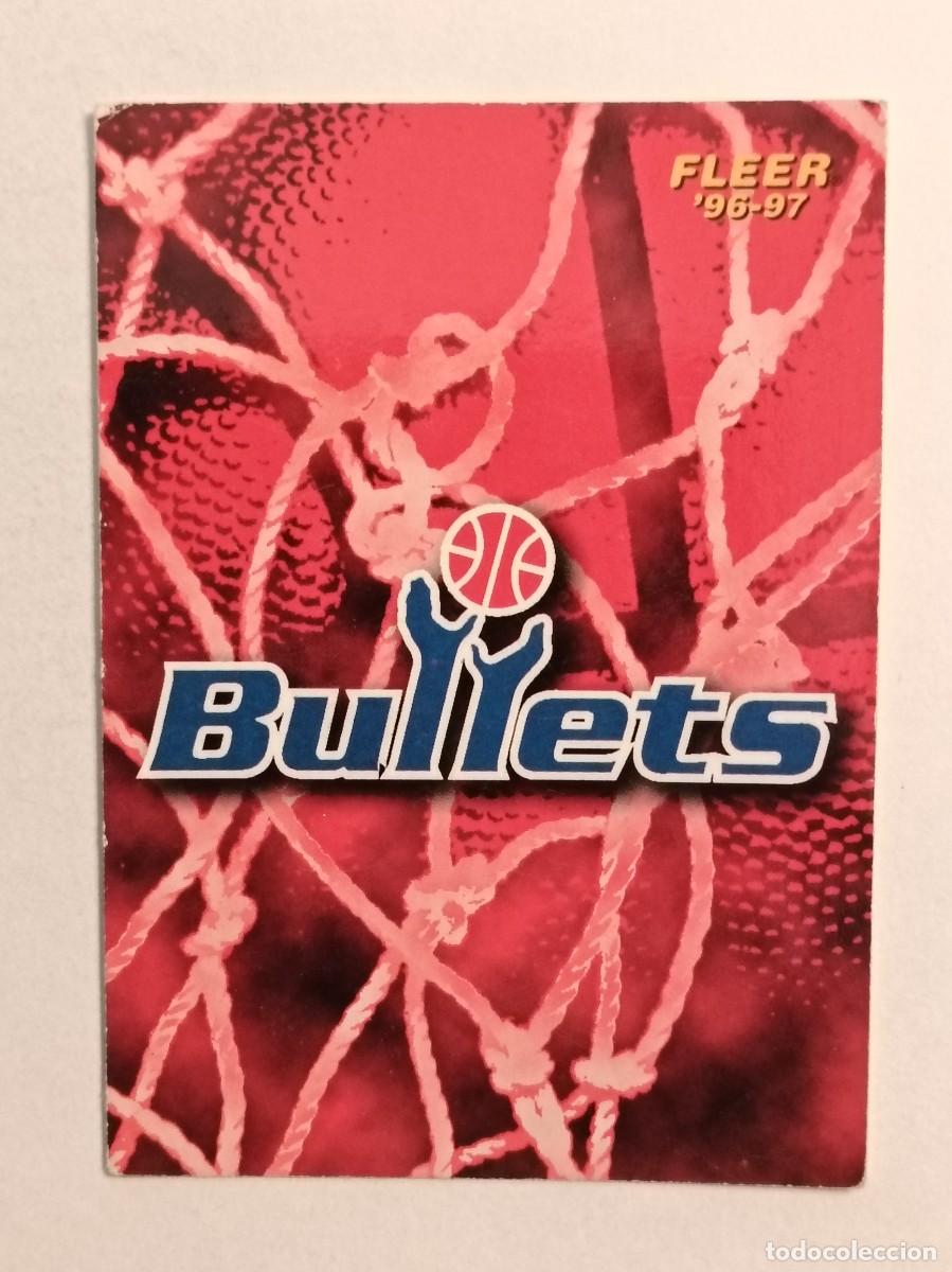 Coleccionismo deportivo: #179 ESCUDO (WASHINGTON BULLETS) CARDS NBA 96/97 FLEER