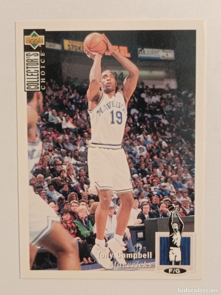 Colecionismo desportivo: #19 TONY CAMPBELL (DALLAS MAVERICKS) CARD NBA 94/95 UPPER DECK