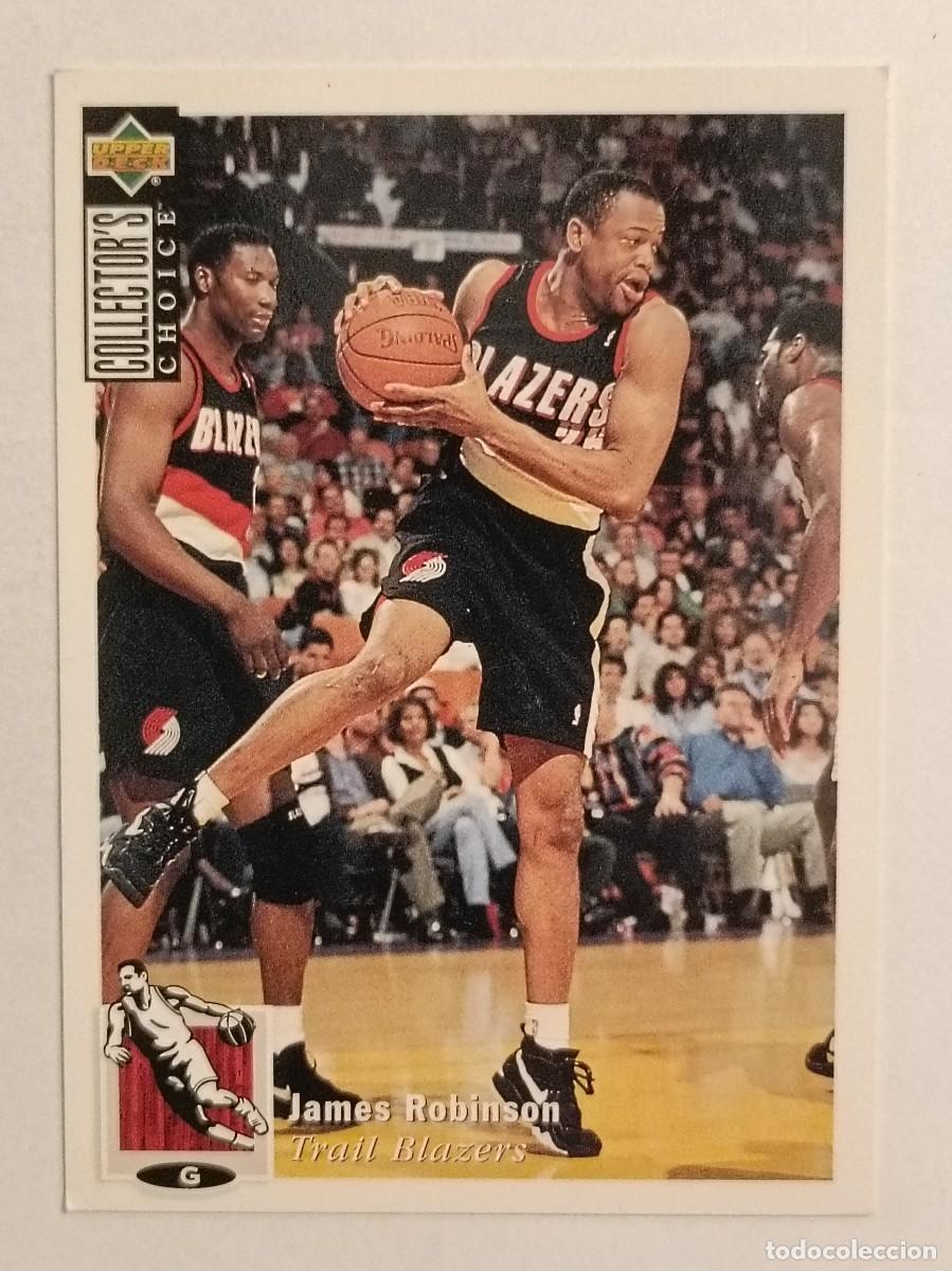 Collezionismo sportivo: #26 JAMES ROBINSON (PORTLAND TRAIL BLAZERS) CARD NBA 94/95 UPPER DECK
