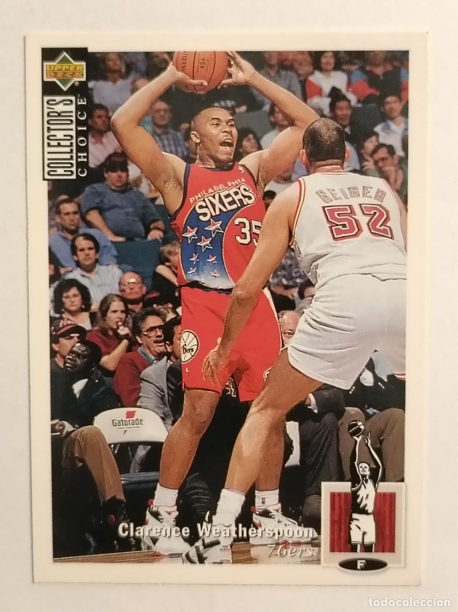 Collezionismo sportivo: #35 CLARENCE WEATHERSPOON (PHILADELPHIA 77ERS) CARD NBA 94/95 UPPER DECK