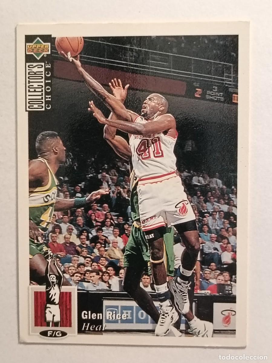 Coleccionismo deportivo: #41 GLEN RICE (MIAMI HEAT) CARD NBA 94/95 UPPER DECK