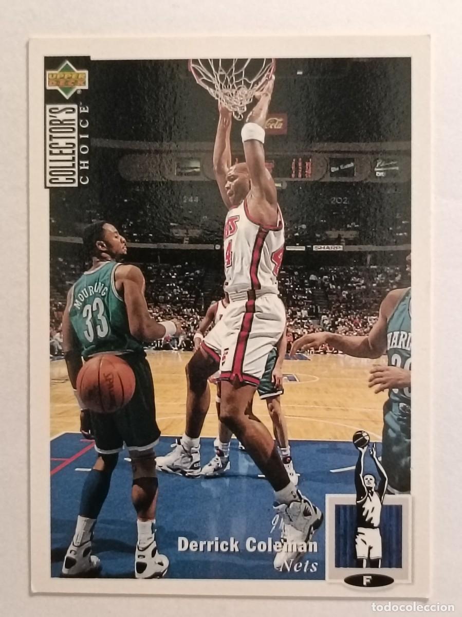 Coleccionismo deportivo: #44 DERRICK COLEMAN (NEW JERSEY NETS) CARD NBA 94/95 UPPER DECK