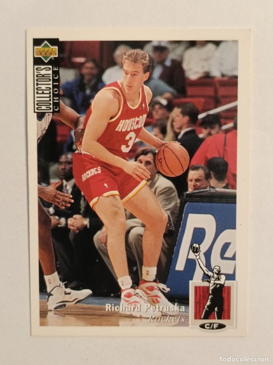 Sports collectibles: #92 RICHARD PETRUSKA (HOUSTON ROCKETS) CARD NBA 94/95 UPPER DECK