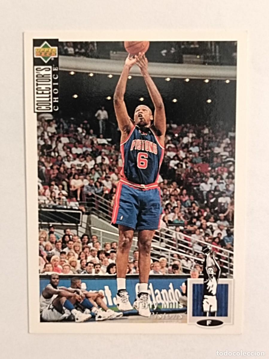 Coleccionismo deportivo: #106 TERRY MILLS (DETROIT PISTONS) CARD NBA 94/95 UPPER DECK