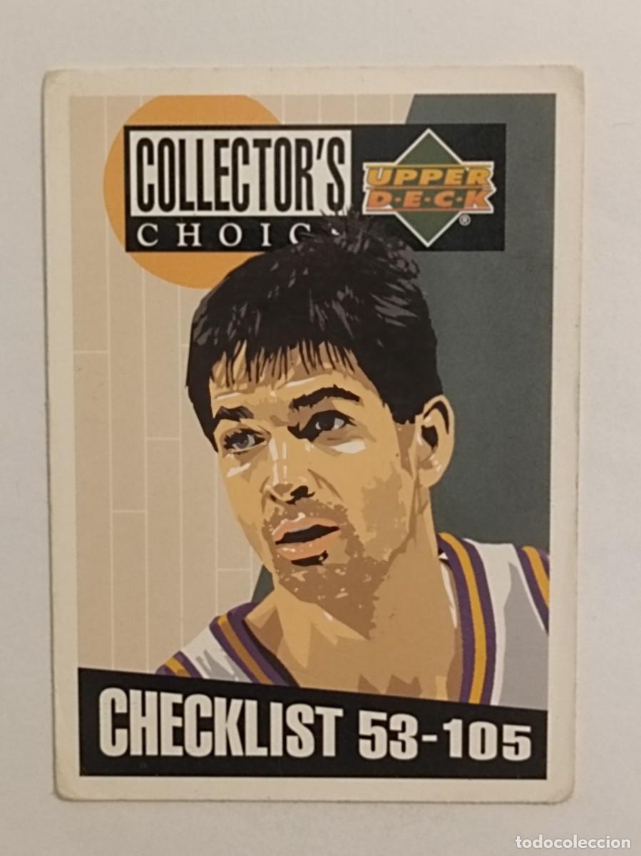 Coleccionismo deportivo: #208 CHECKLIST CARD NBA 94/95 UPPER DECK