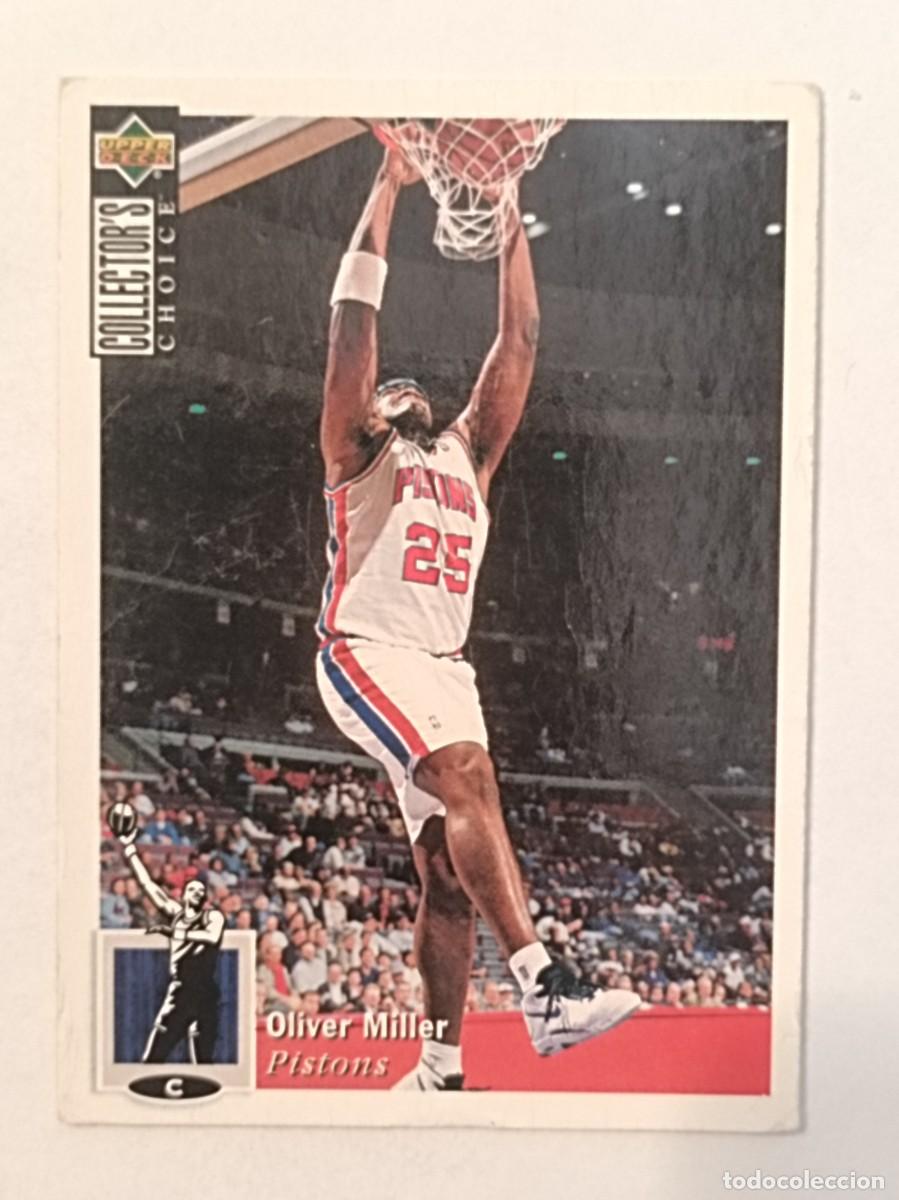 Coleccionismo deportivo: #293 OLIVER MILLER (DETROIT PISTONS) CARD NBA 94/95 UPPER DECK