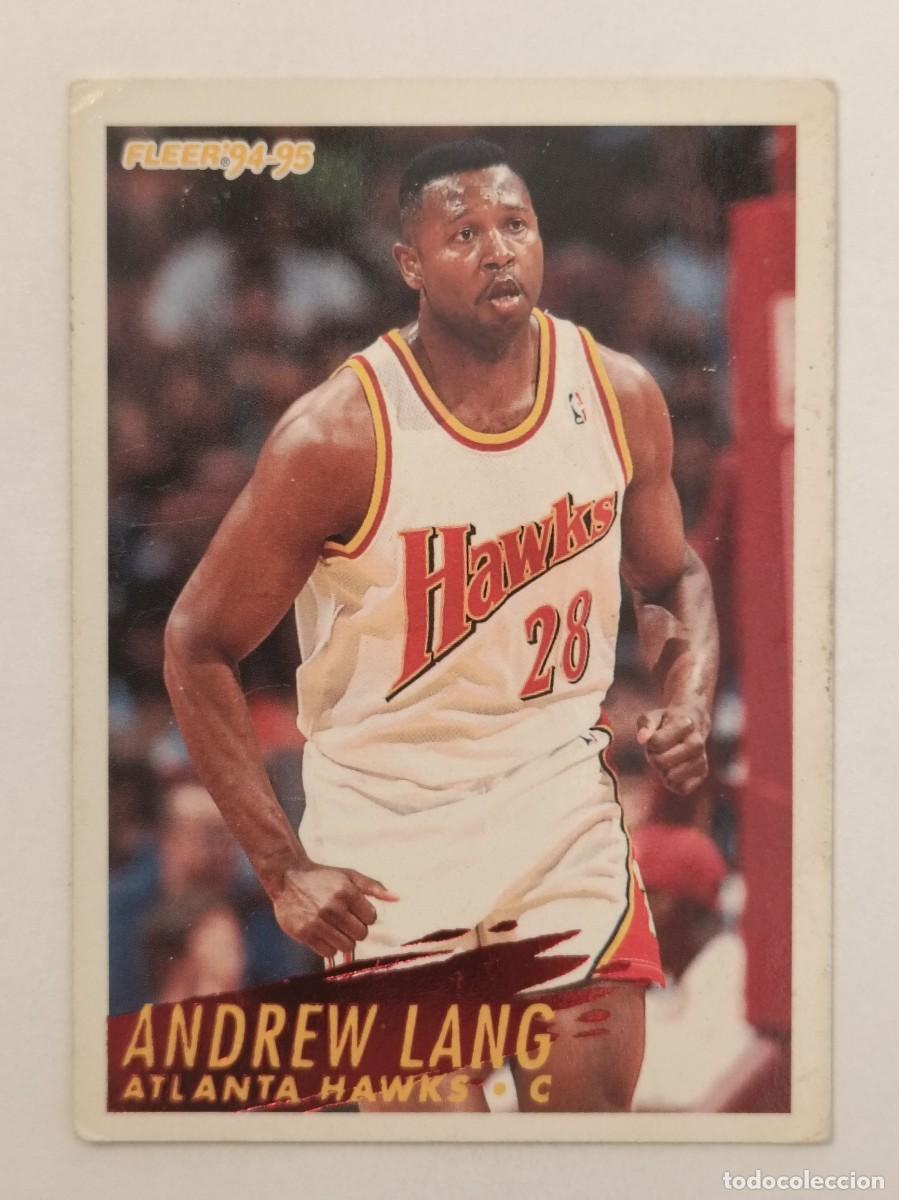 Coleccionismo deportivo: #6 ANDREW LANG (ATLANTA HAWKS) CARDS NBA 94/95 FLEER EUROPEAN