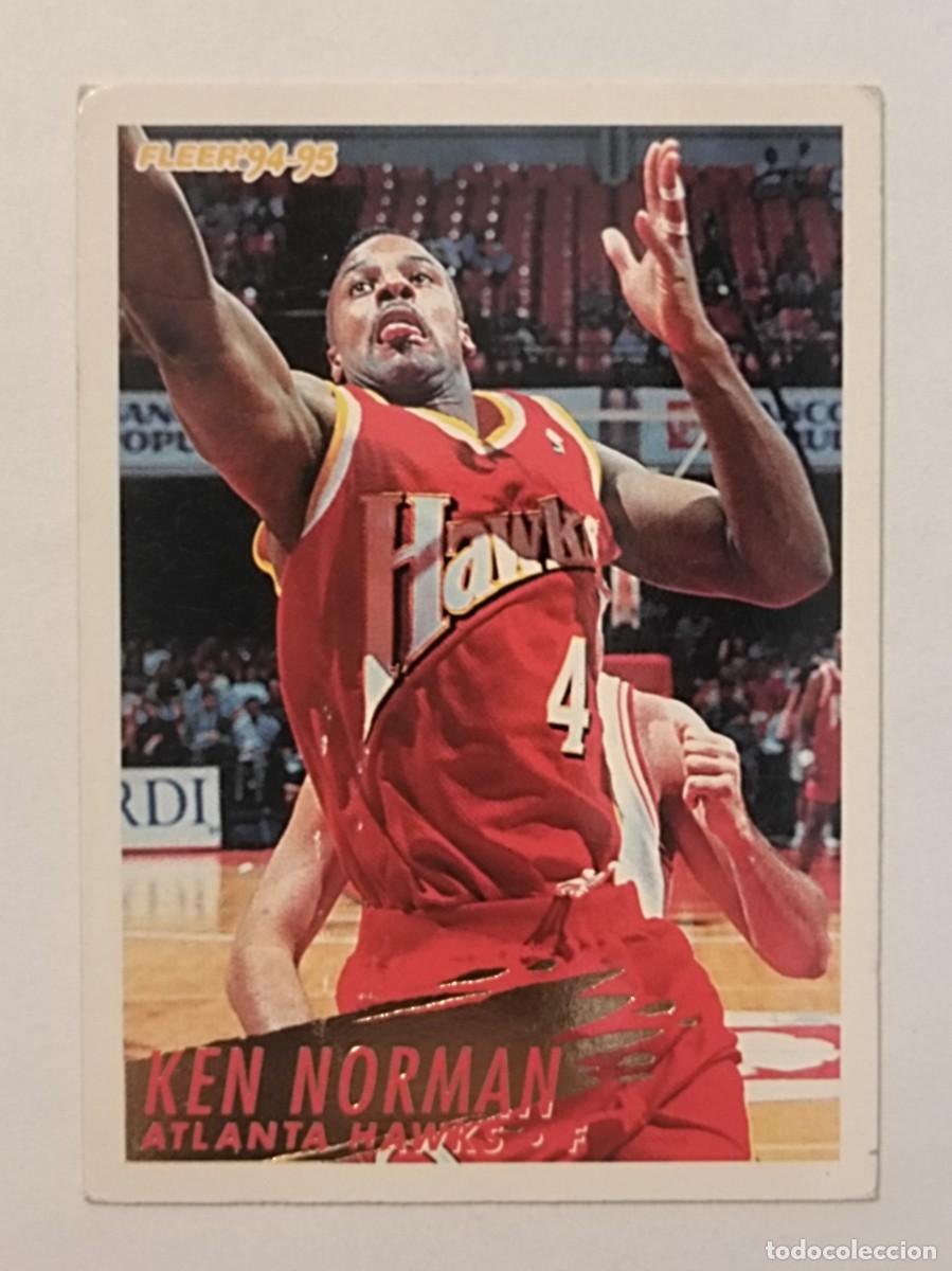 Sports collectibles: #8 KEN NORMAN (ATLANTA HAWKS) CARDS NBA 94/95 FLEER EUROPEAN