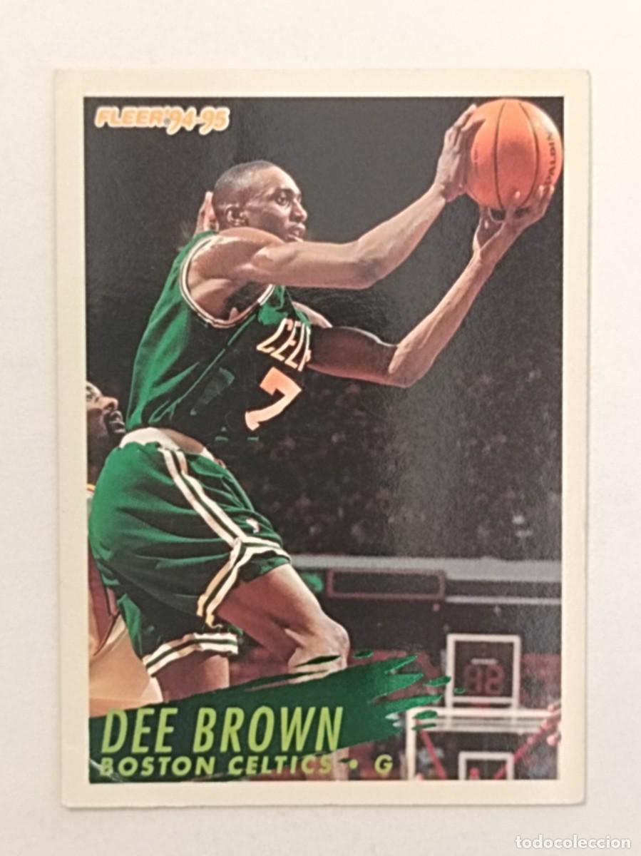 Sports collectibles: #10 DEE BROWN (BOSTON CELTICS) CARDS NBA 94/95 FLEER EUROPEAN
