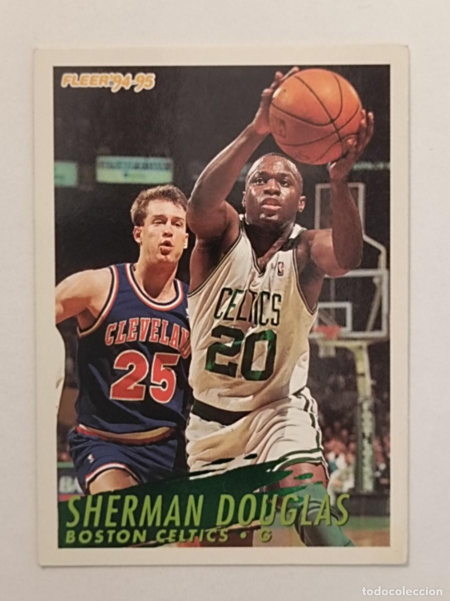 Sports collectibles: #11 SHERMAN DOUGLAS (BOSTON CELTICS) CARDS NBA 94/95 FLEER EUROPEAN