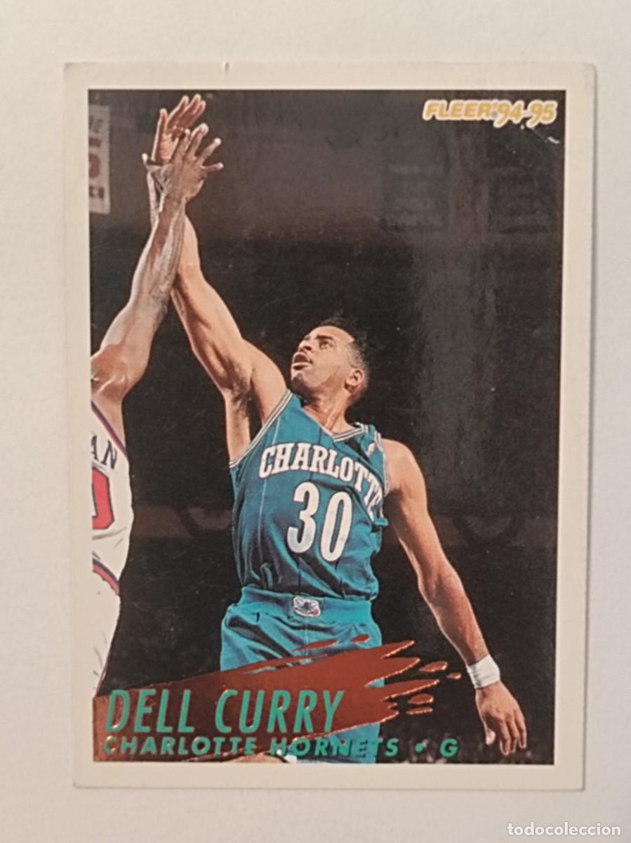 Collezionismo sportivo: #30 DELL CURRY (CHARLOTTE HORNETS) CARDS NBA 94/95 FLEER EUROPEAN
