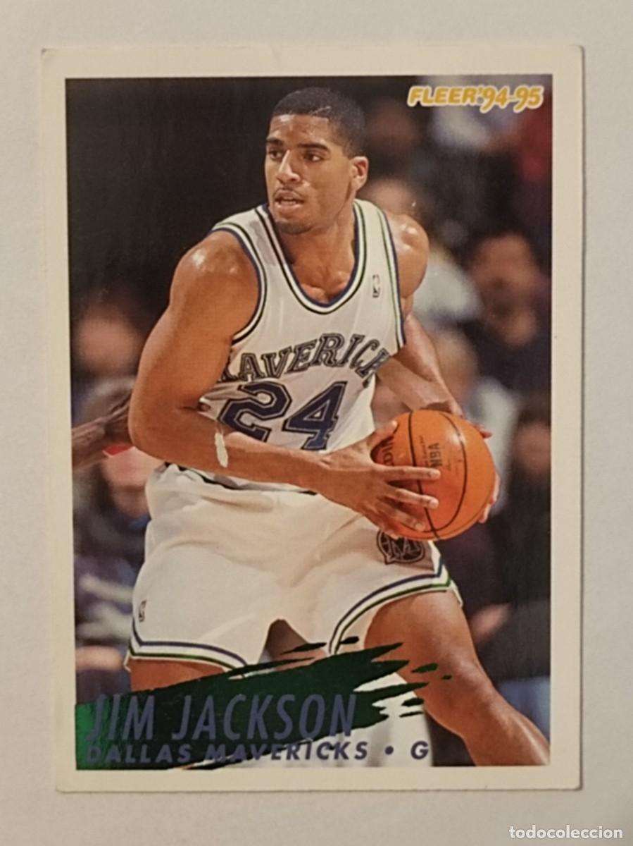 Collezionismo sportivo: #48 JIM JACKSON (DALLAS MAVERICKS) CARDS NBA 94/95 FLEER EUROPEAN