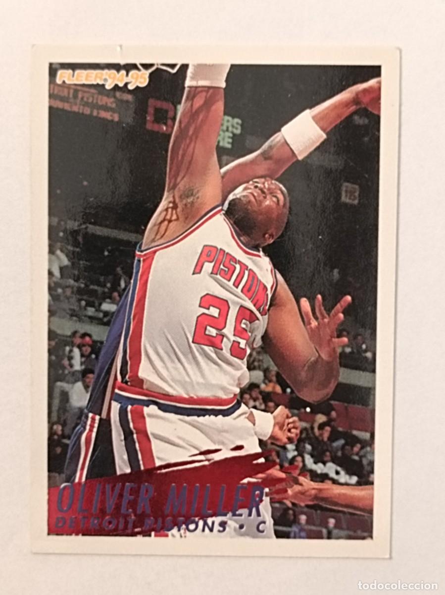 Sports collectibles: #70 OLIVER MILLER (DETROIT PISTONS) CARDS NBA 94/95 FLEER EUROPEAN