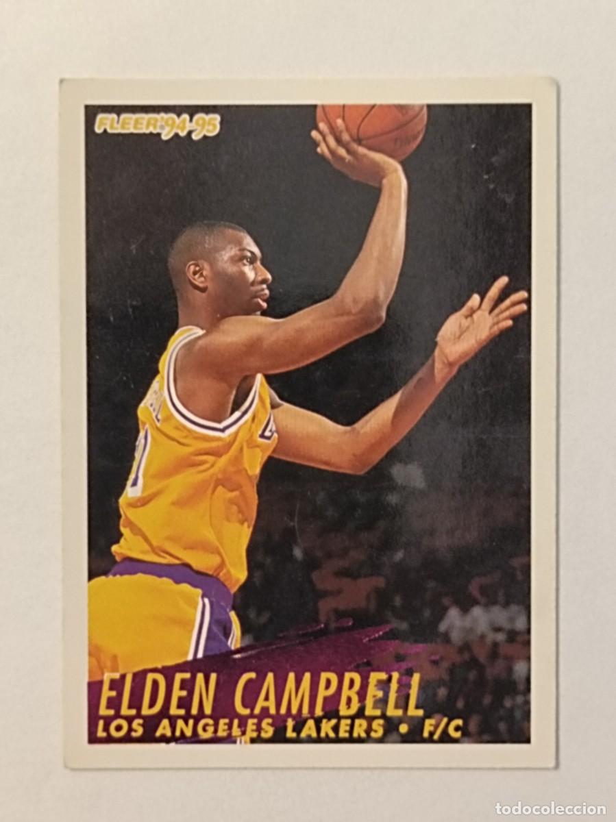 Colecionismo desportivo: #110 ELDEN CAMPBELL (LOS ANGELES LAKERS) CARDS NBA 94/95 FLEER EUROPEAN
