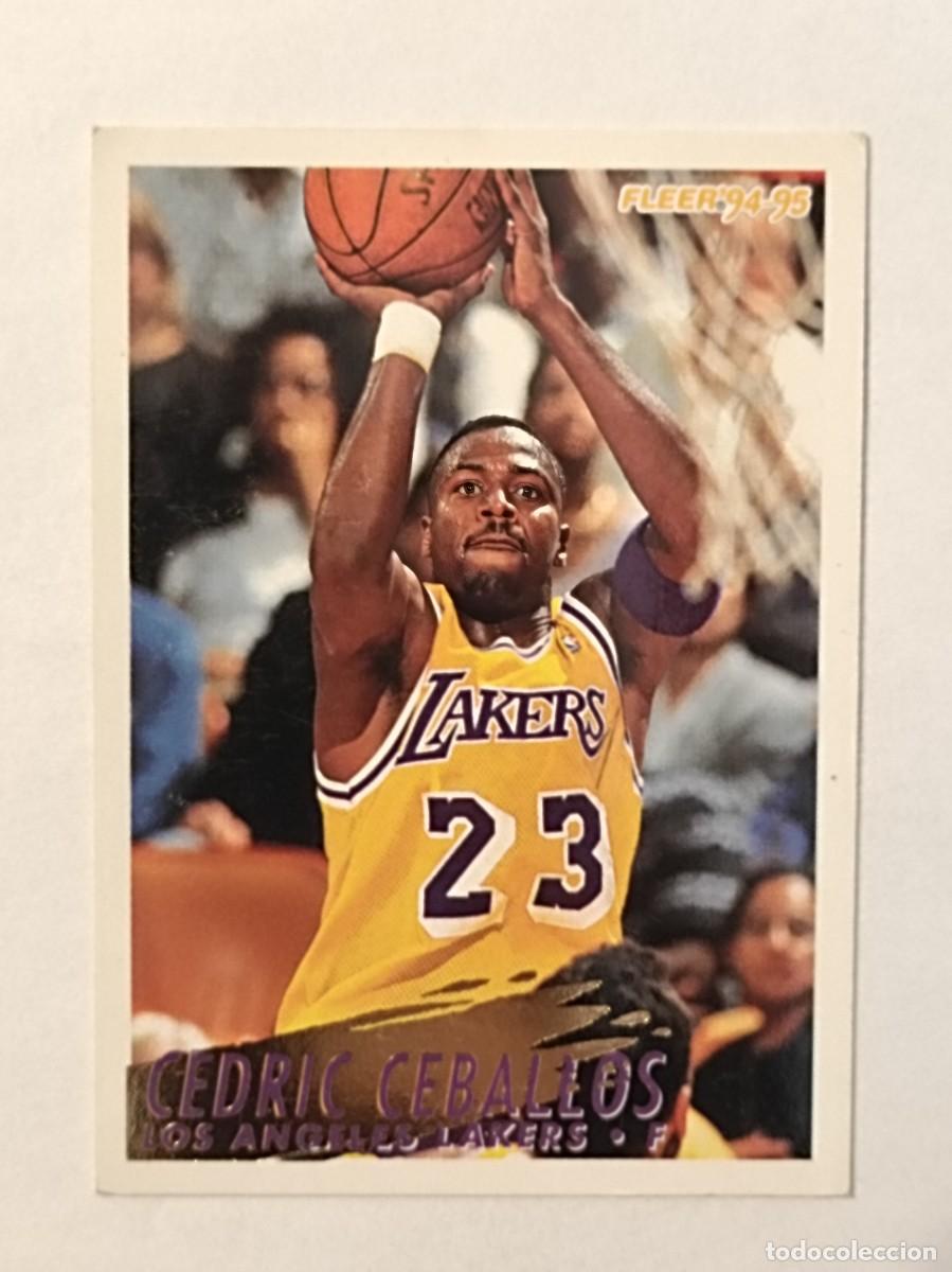 Colecionismo desportivo: #111 CEDRIC CEBALLOS (LOS ANGELES LAKERS) CARDS NBA 94/95 FLEER EUROPEAN