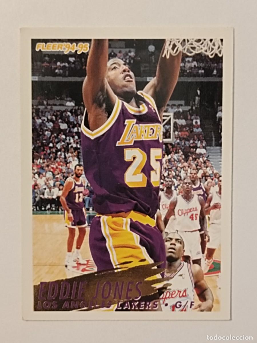 Colecionismo desportivo: #113 EDDIE JONES (LOS ANGELES LAKERS) CARDS NBA 94/95 FLEER EUROPEAN