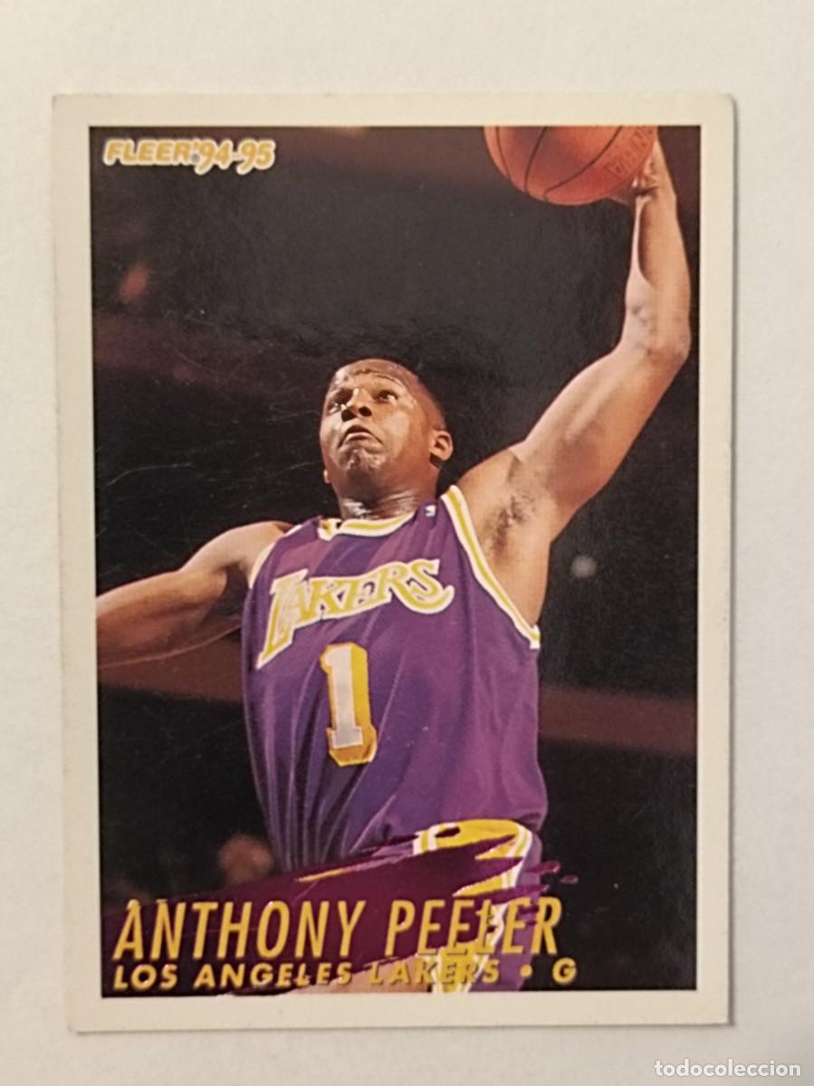 Colecionismo desportivo: #115 ANTHONY PEELER (LOS ANGELES LAKERS) CARDS NBA 94/95 FLEER EUROPEAN