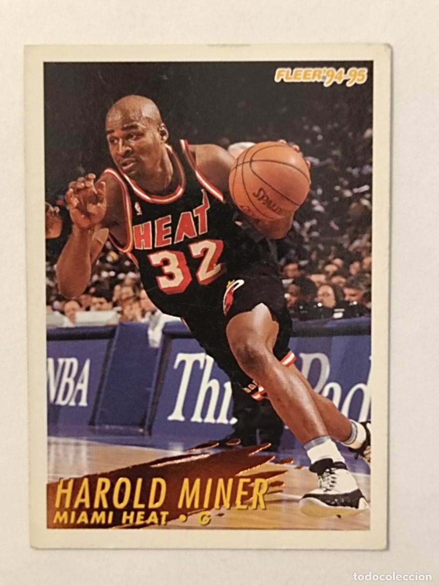 Collezionismo sportivo: #121 HAROLD MINER (MIAMI HEAT) CARDS NBA 94/95 FLEER EUROPEAN