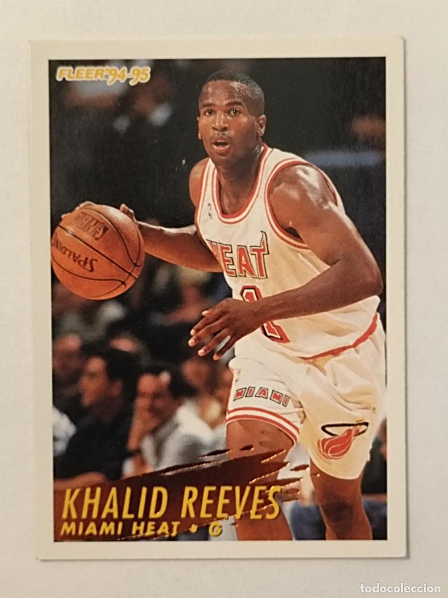 Colecionismo desportivo: #123 KHALID REEVES (MIAMI HEAT) CARDS NBA 94/95 FLEER EUROPEAN