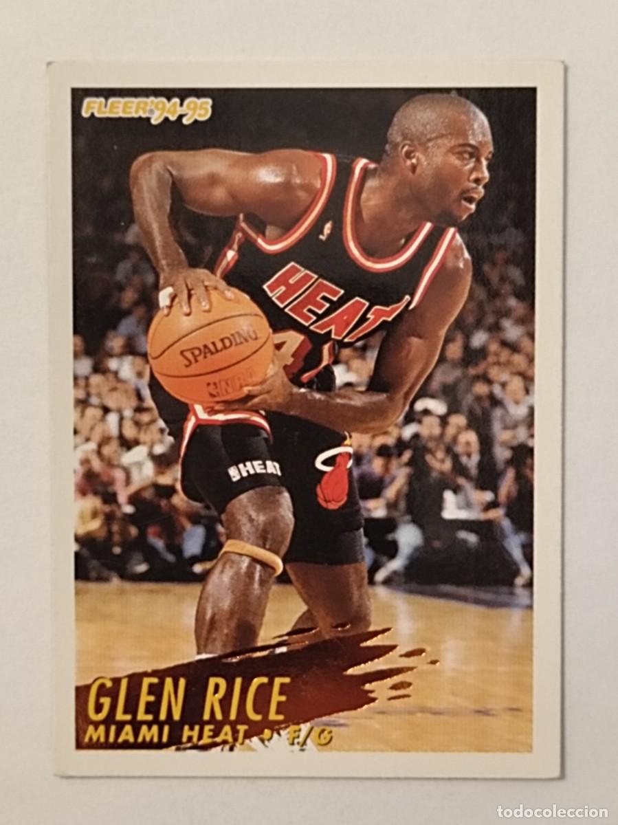 Colecionismo desportivo: #124 GLEN RICE (MIAMI HEAT) CARDS NBA 94/95 FLEER EUROPEAN