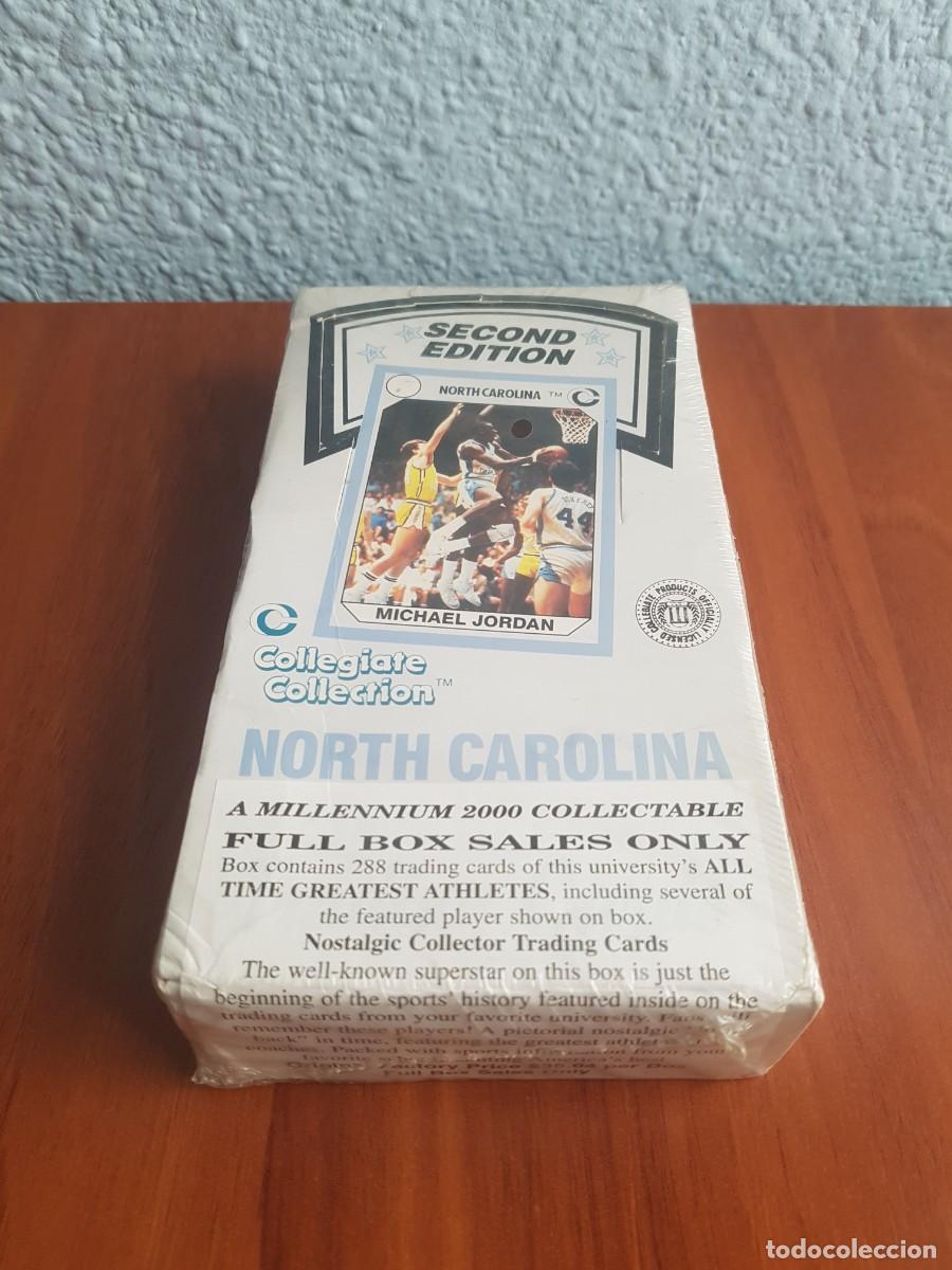 Coleccionismo deportivo: CAJA SIN ABRIR BASKETBALL NORTH CAROLINA (SECOND EDITION) COLLEGIATE COLLECTION - MICHAEL JORDAN