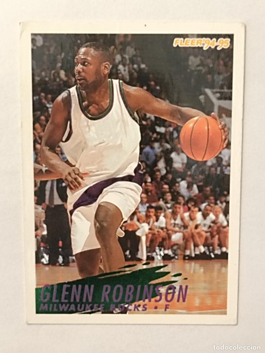 Coleccionismo deportivo: #134 GLENN ROBINSON (MILWAUKEE BUCKS) CARDS NBA 94/95 FLEER EUROPA