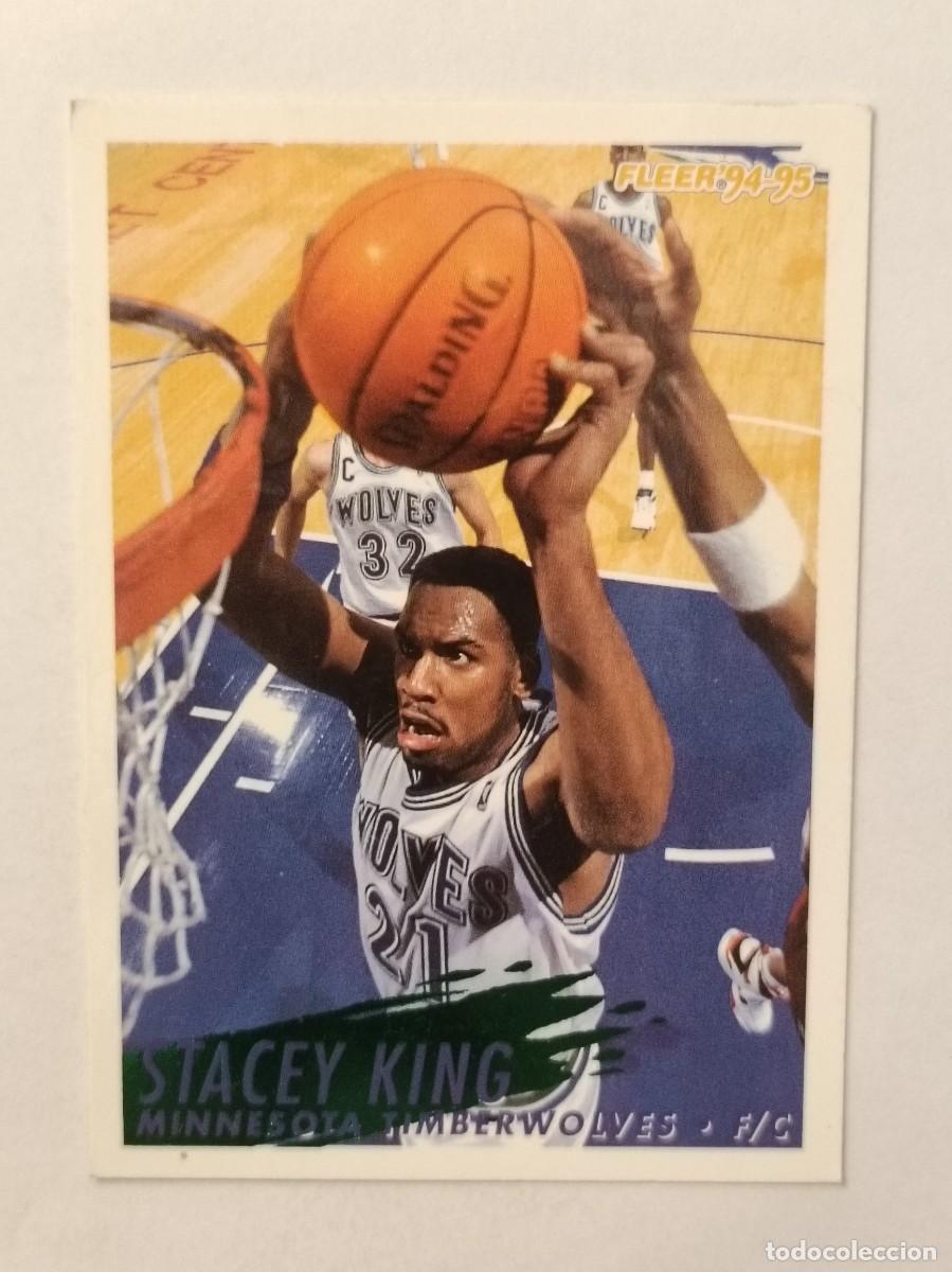 Coleccionismo deportivo: #136 STACEY KING (MINNESOTA TIMBERWOLVES) CARDS NBA 94/95 FLEER EUROPA