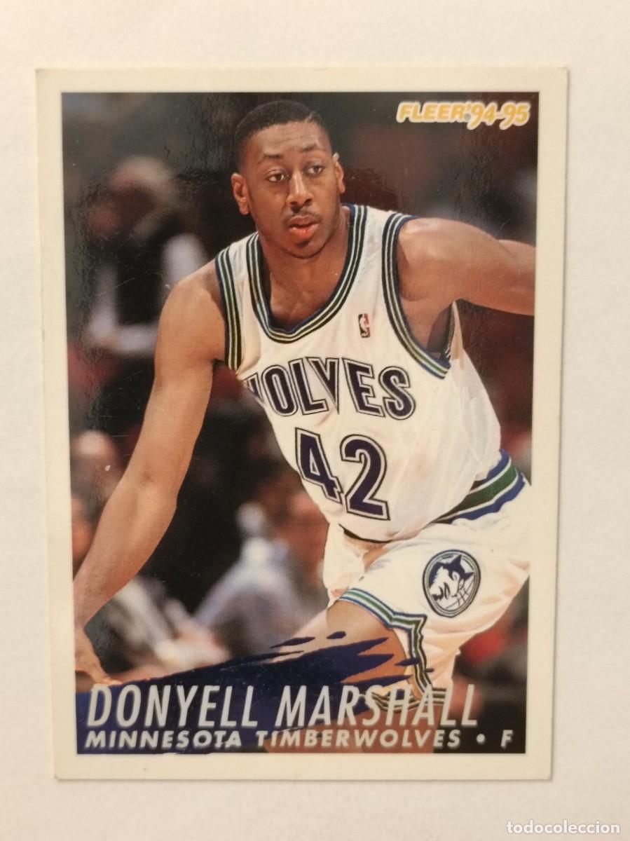 Collezionismo sportivo: #138 DONYELL MARSHALL (MINNESOTA TIMBERWOLVES) CARDS NBA 94/95 FLEER EUROPA