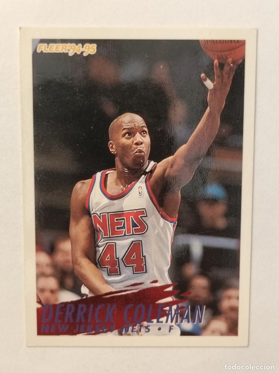 Collezionismo sportivo: #146 DERRICK COLEMAN (NEW JERSEY NETS) CARDS NBA 94/95 FLEER EUROPA
