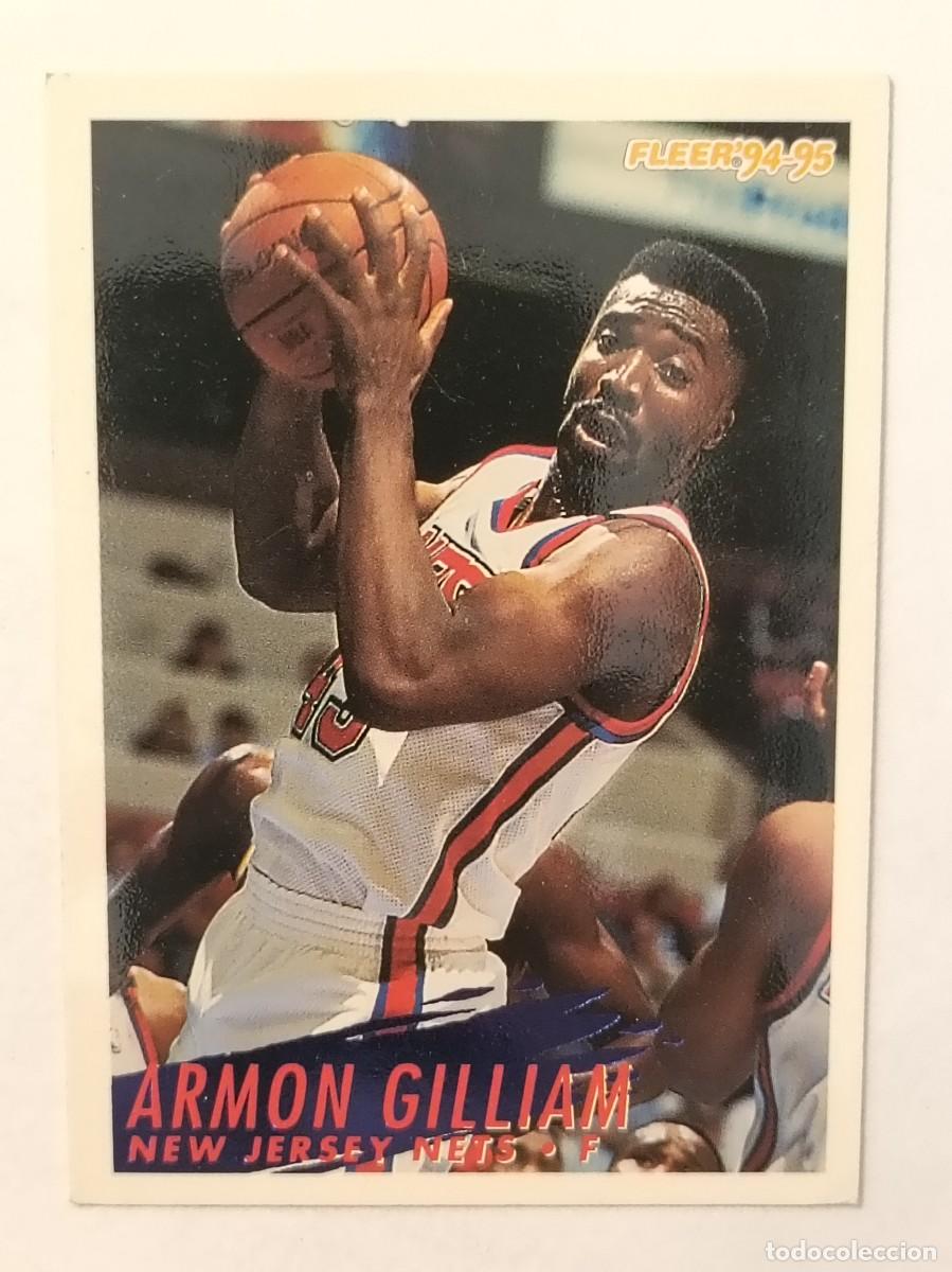 Coleccionismo deportivo: #150 ARMON GILLIAM (NEW JERSEY NETS) CARDS NBA 94/95 FLEER EUROPA