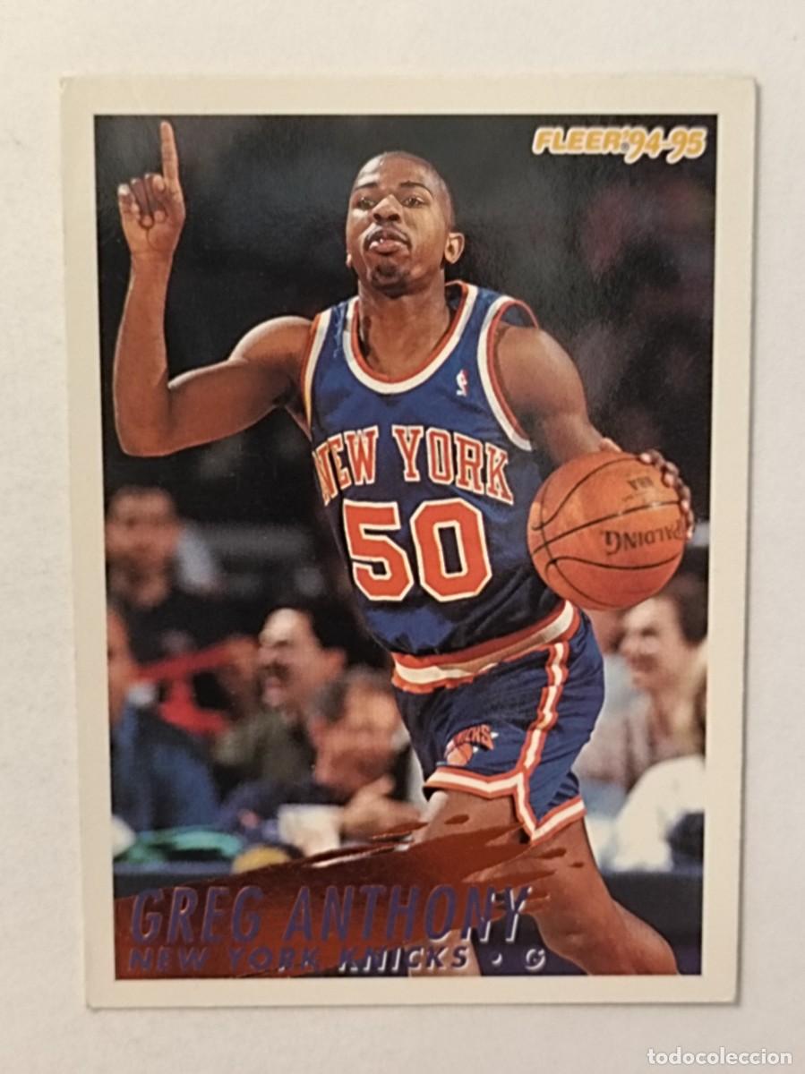 Coleccionismo deportivo: #152 GREG ANTHONY (NEW YORK KNICKS) CARDS NBA 94/95 FLEER EUROPA