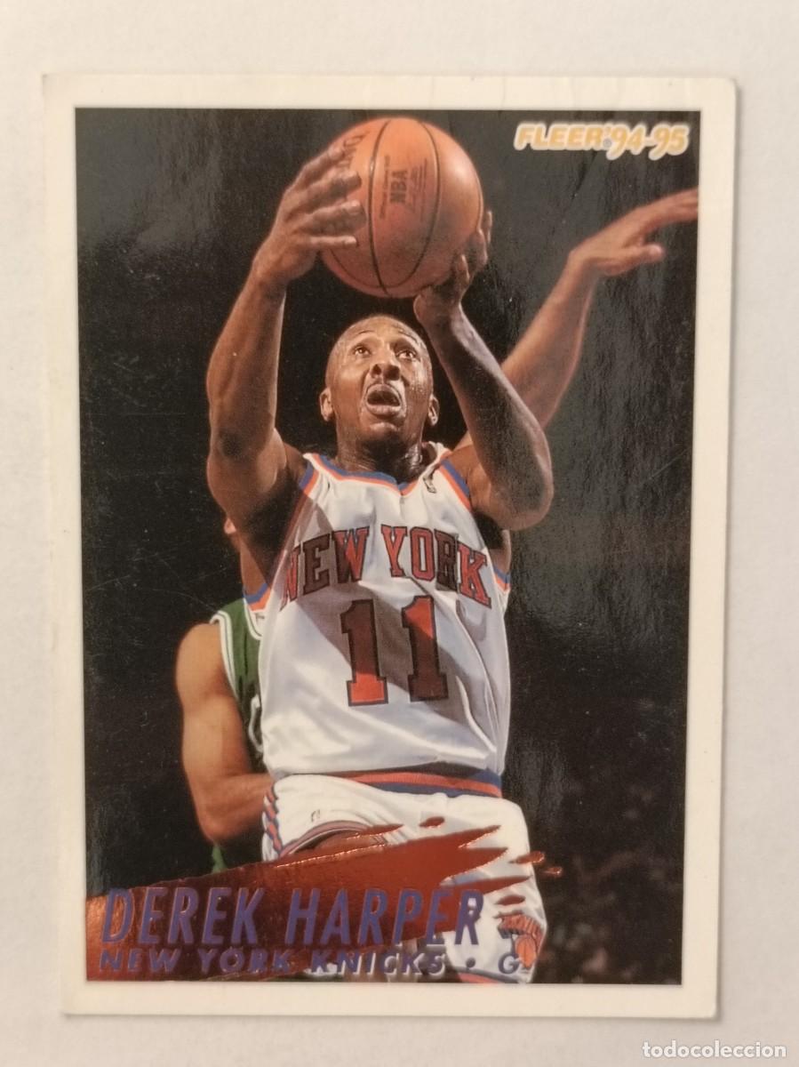 Coleccionismo deportivo: #155 DEREK HARPER (NEW YORK KNICKS) CARDS NBA 94/95 FLEER EUROPA