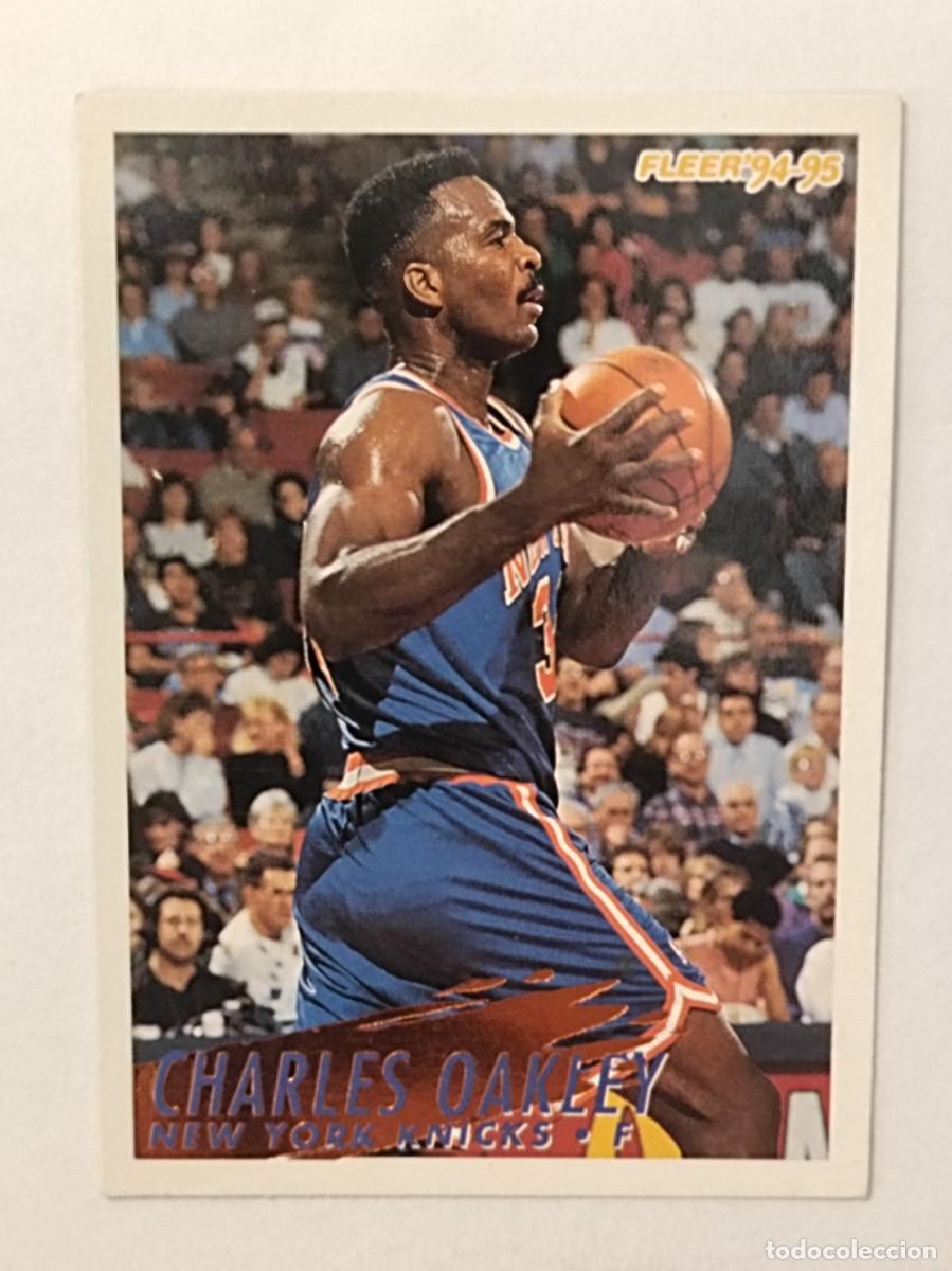 Coleccionismo deportivo: #157 CHARLES OAKLEY (NEW YORK KNICKS) CARDS NBA 94/95 FLEER EUROPA