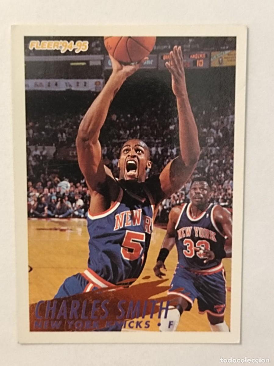 Coleccionismo deportivo: #159 CHARLES SMITH (NEW YORK KNICKS) CARDS NBA 94/95 FLEER EUROPA