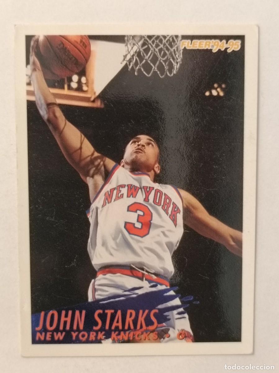 Coleccionismo deportivo: #160 JOHN STARKS (NEW YORK KNICKS) CARDS NBA 94/95 FLEER EUROPA