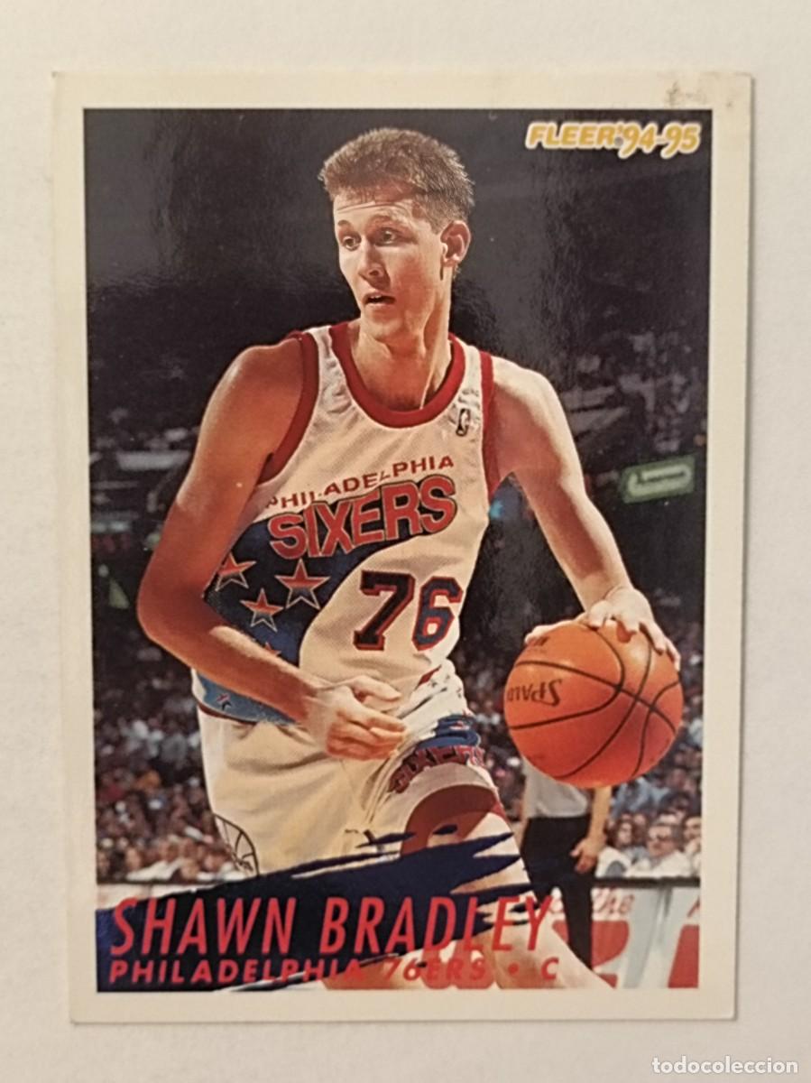 Coleccionismo deportivo: #173 SHAWN BRADLEY (PHILADELPHIA 76ERS) CARDS NBA 94/95 FLEER EUROPA