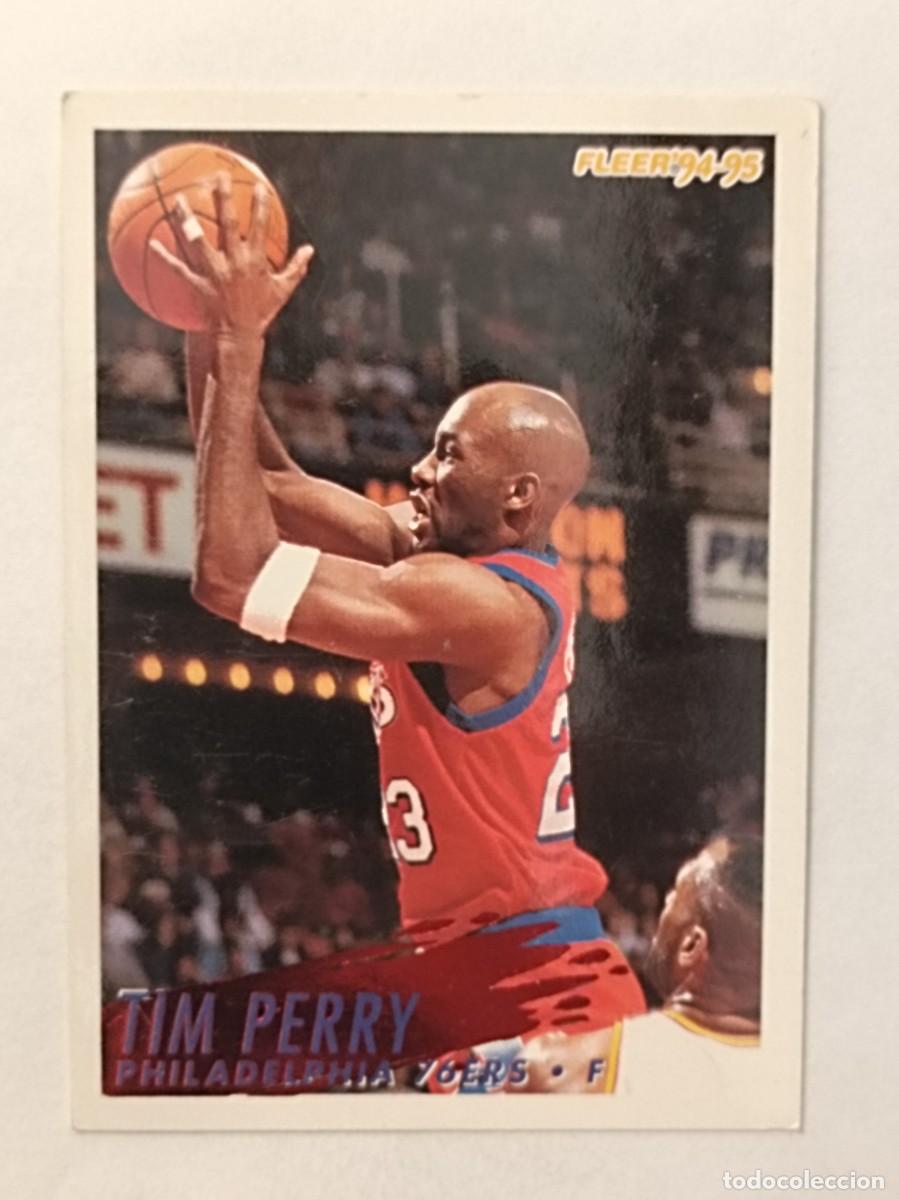 Sports collectibles: #175 TIM PERRY (PHILADELPHIA 76ERS) CARDS NBA 94/95 FLEER EUROPA