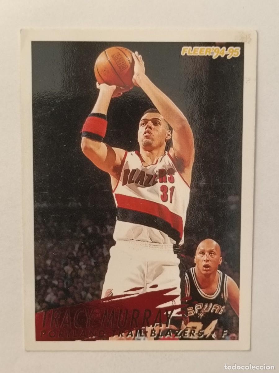 Coleccionismo deportivo: #192 TRACY MURRAY (PORTLAND TRAIL BLAZERS) CARDS NBA 94/95 FLEER EUROPA