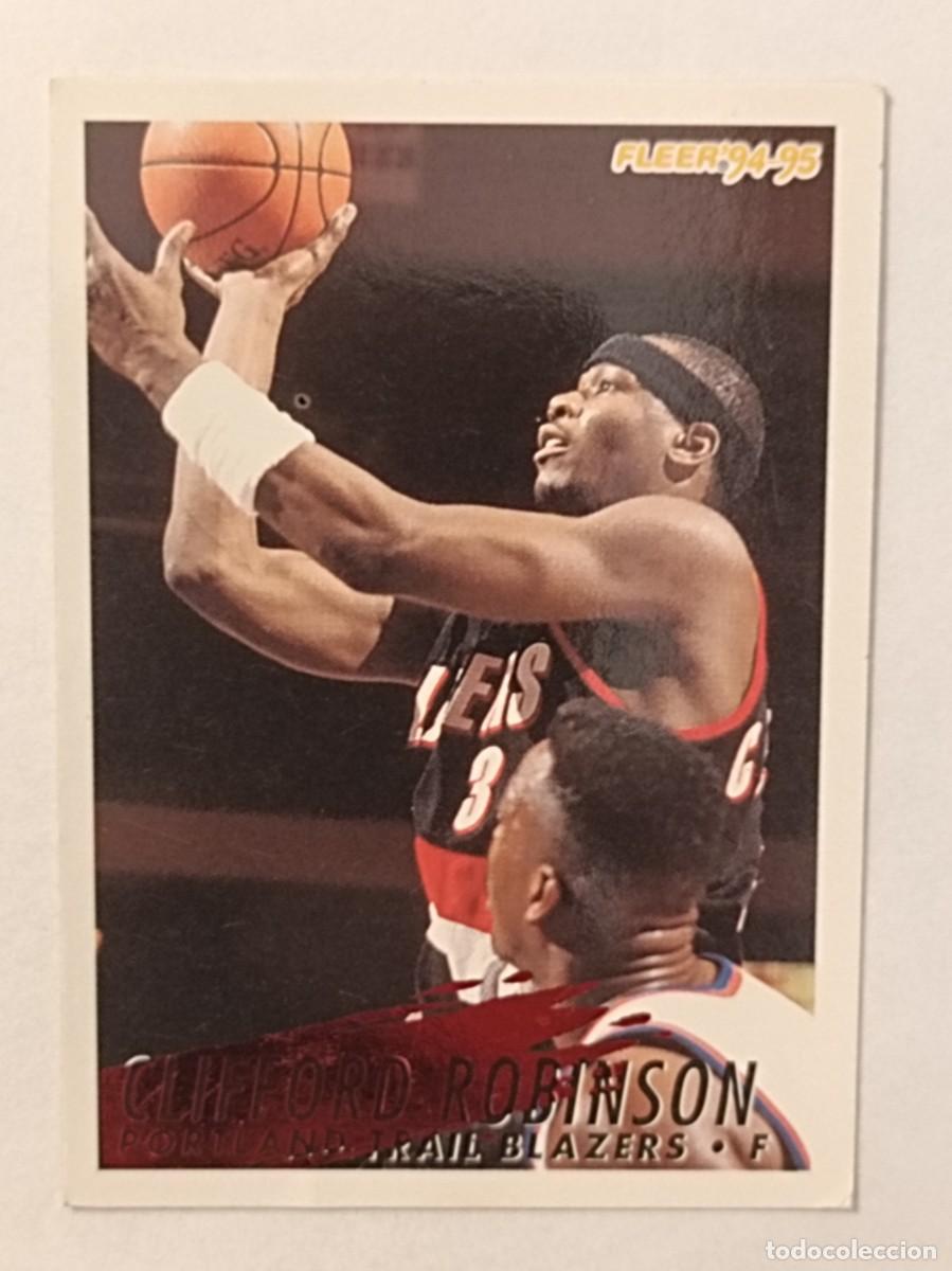 Coleccionismo deportivo: #194 CLIFFORD ROBINSON (PORTLAND TRAIL BLAZERS) CARDS NBA 94/95 FLEER EUROPA
