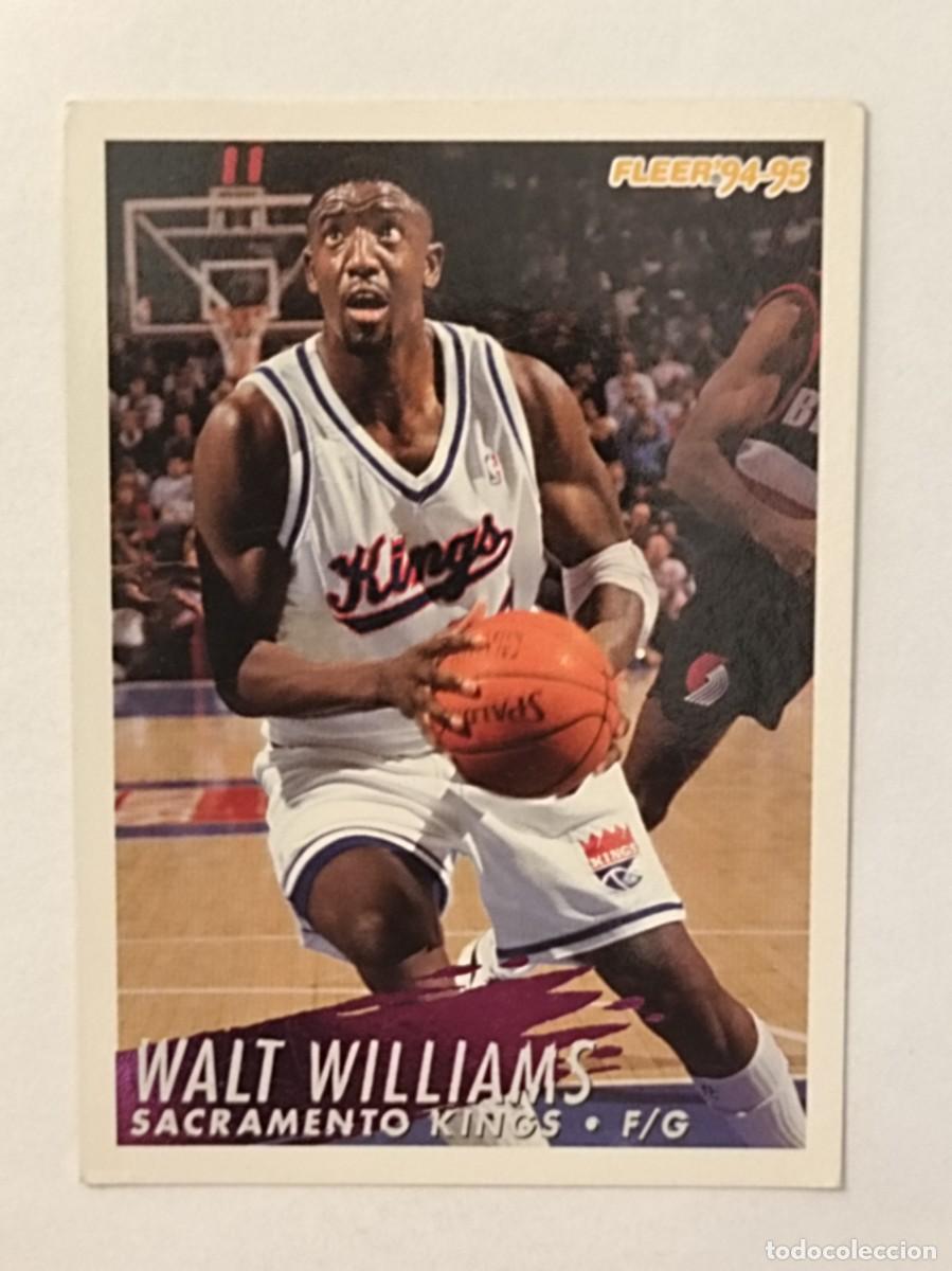 Coleccionismo deportivo: #203 WALT WILLIAMS (SACRAMENTO KINGS) CARDS NBA 94/95 FLEER EUROPA
