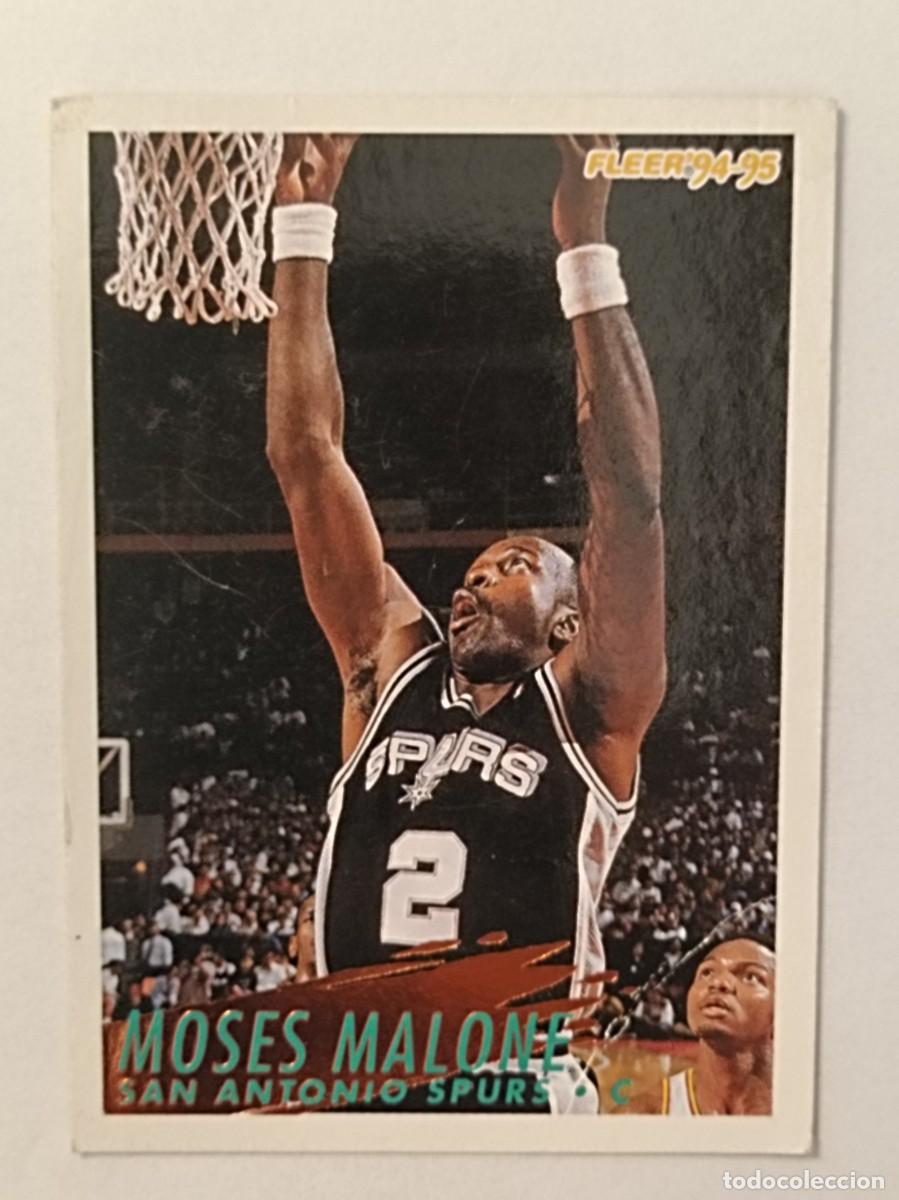 Colecionismo desportivo: #210 MOSES MALONE (SAN ANTONIO SPURS) CARDS NBA 94/95 FLEER EUROPA